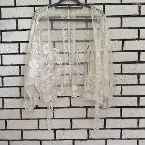 Rebellion Ivory Lace Kimono